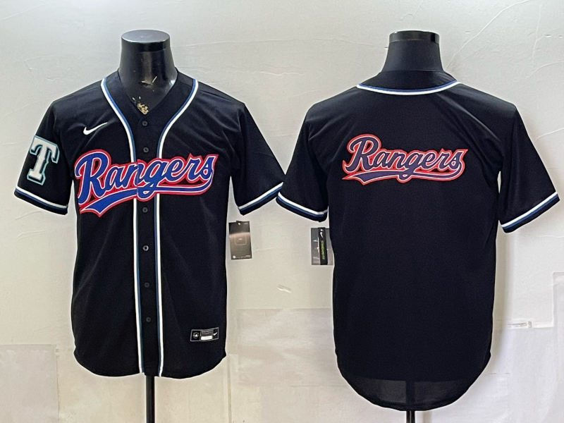 Men Texas Rangers blank black Nike 2026 MLB Jersey 0528009